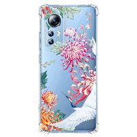 Xiaomi 12 Lite Case Anti-shock Bird Flowers