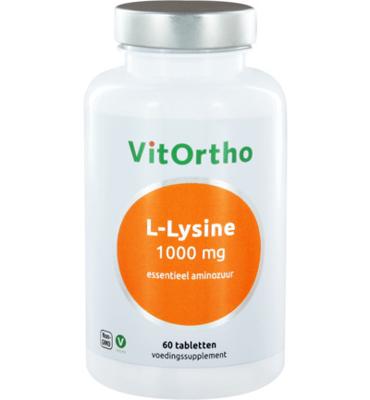Vitortho Vitortho L-lysine 1000 Mg (60tb) Vitortho Vitortho L-lysine 1000 Mg (60tb)