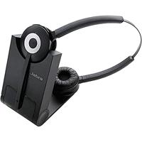 Jabra Pro 930 DUO UC DECT draadloze on-ear stereo headset - Unified Communications gecertificeerd - met ruisonderdrukking - voor gebruik met softphones in Europa - EU-stekker