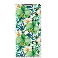 Xiaomi Redmi Note 10/10T 5G | Poco M3 Pro Smart Cover Orchidee Groen - thumbnail