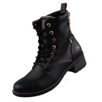 MUSTANG Veterlaarzen voor dames, zwart, 44 EU