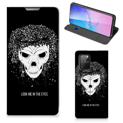 Mobiel BookCase Samsung Galaxy S10 Lite Skull Hair Mobiel BookCase Samsung Galaxy S10 Lite Skull Hair