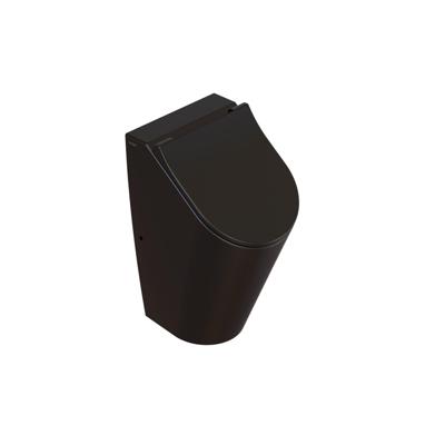 Hangend Urinoir Globo Forty3 30x35x56 cm Met voorbereide Gaten Mat Zwart Globo Hangend Urinoir Globo Forty3 30x35x56 cm Met voorbereide Gaten Mat Zwart Globo