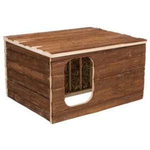 TRIXIE NATURAL LIVING KNAAGDIERHUIS HILKE MET HOOIRUIF 40X32X23 CM