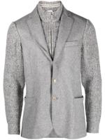 Eleventy Blazer met enkele rij knopen - Grijs