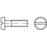 TOOLCRAFT TO-5391114 Platkopschroeven M4 6 mm Sleuf Staal Galvanisch verzinkt 2000 stuk(s) - thumbnail