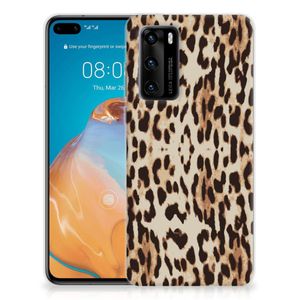 Huawei P40 TPU Hoesje Leopard