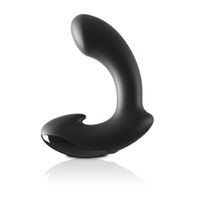 Silicone P-spot Massager - Black