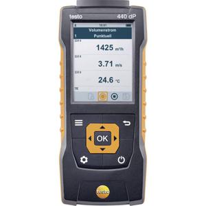 testo 440 dP Gasdrukmeter Luchtdruk, Verlichtingssterkte, Koolstofdioxide, Temperatuur, Windkracht -150 - +150 hPa