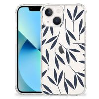 iPhone 13 mini Case Leaves Blue - thumbnail