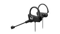 Qpad Qh-5 Esports Stereo Gaming Oorknoppen met Microfoon 3.5mm Stereo Jack Connector 1.5m Kabel, zwart