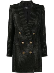 Balmain robe courte à boutonnière croisée - Noir