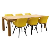 Hartman Sophie Element Yellow/Rome brown 240 cm. tuinset - 7-delig