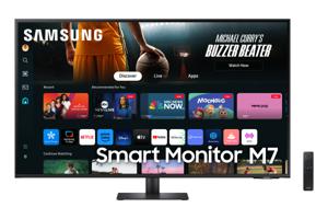 SAMSUNG Smart Monitor M7 M70D LS43DM702UUXEN ledmonitor 2x HDMI, USB-C, WiFi, BT, Sound