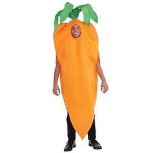 Banaan Fruit wortel Cosplay kostuum Grappige Kostuums Volwassenen Voor heren Dames Een stuk Cosplay Grappig kostuum Halloween Maskerade Halloween Maskerade Gemakkelijke Halloween-kostuums Lightinthebox