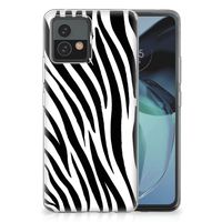 Motorola Moto G72 TPU Hoesje Zebra - thumbnail