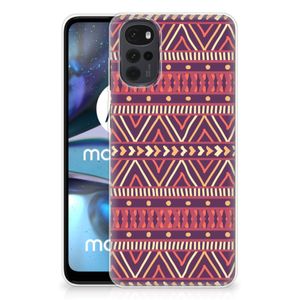 Motorola Moto G22 TPU bumper Aztec Paars