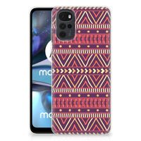 Motorola Moto G22 TPU bumper Aztec Paars - thumbnail