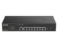 D-Link DGS-2000-10P netwerkswitch L2/L3 Gigabit Ethernet (10/100/1000), ethernetverbinding, ondersteunt stroomvoorziening via deze poort (PoE), 1U, zwart