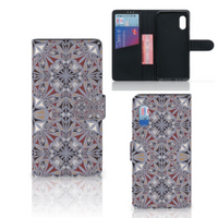 Samsung Xcover Pro Bookcase Flower Tiles - thumbnail