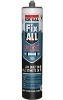 Soudal Fix - All Flexi | Lijm- en voegkit | Grijs | 290 ml - 105030