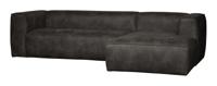 WOOOD Loungebank 'Bean' Rechts, kleur Zwart