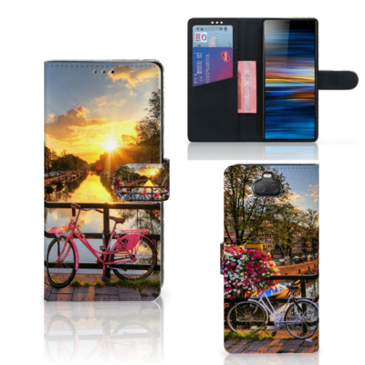 Sony Xperia 10 Plus Flip Cover Amsterdamse Grachten