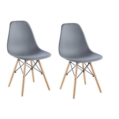 Viking Choice  Stoel Matera grijs - set 2 stuks - eetkamerstoelen