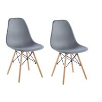 Viking Choice  Stoel Matera grijs - set 2 stuks - eetkamerstoelen
