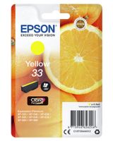 Epson Oranges Singlepack Yellow 33 Claria Premium Ink - thumbnail