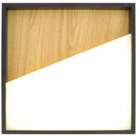 ECO-Light 9360 S WO VISTA LED-plafondlamp LED 25 W Hout, Zwart - thumbnail