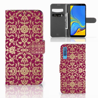 Wallet Case Samsung Galaxy A7 (2018) Barok Pink