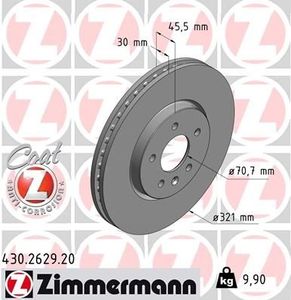 Remschijf Coat Z 430262920