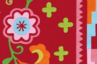 Vloerkleed Sam 4144 | meerkleurig, roze | 140 x 200 cm