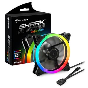 Sharkoon SHARK Blades RGB Computer behuizing Ventilator 12 cm