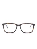 Saint Laurent Eyewear lunettes de vue SL 645F à monture rectangulaire - Marron