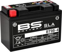 BS BATTERY - Batterie Moto 12V Sans Entretien activée usine BT9B-4 SLA - 8,4Ah - L68Mm W150Mm H105Mm