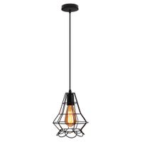 Homestyle Pro MK012-B Industriële Hanglamp 19x22 cm Zwart/Metaal