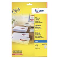 Etiket Avery J8162-10 99.1x33.9mm wit 160stuks