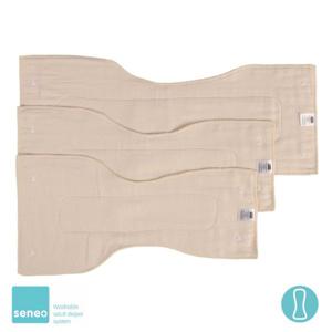 SENEO absorberende inlegger - set van 2 - Maat L - Twill