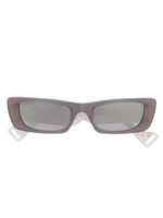 Gucci Eyewear lunettes de soleil à monture rectangulaire - Gris