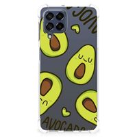 Samsung Galaxy M53 Stevig Bumper Hoesje Avocado Singing