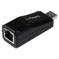 StarTech.com USB 3.0-naar-gigabit Ethernet NIC netwerkadapter 10/100/1000 Mbps - thumbnail