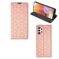 Samsung Galaxy A32 4G | A32 5G Enterprise Editie Hoesje met Magneet Pattern Orange - thumbnail