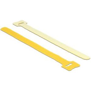 Delock 18699 Klittenband L 200 mm x B 12 mm 10 stuks geel