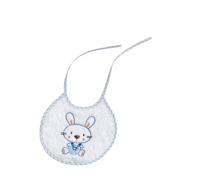 Interbaby slabbetje Konijn junior 20 x 20 cm katoen