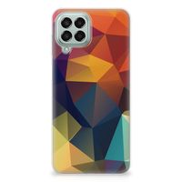 Samsung Galaxy M33 TPU Hoesje Polygon Color - thumbnail