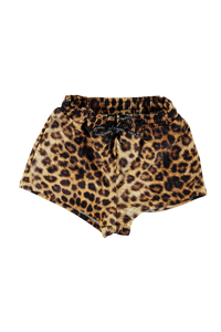 SUPERREBEL Meisjes short sportief Holy - Leopard AOP