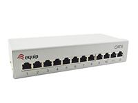 Equip 227363 12-Port CAT.6 Desktop-PATCHPANEEL, LICHTGRIJS