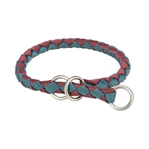 TRIXIE HALSBAND HOND CAVO HALFSLIP SANGRIA / PETROL 35-41X1,2 CM